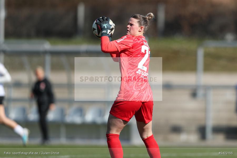 sport, action, Stadion am Brentanobad, SGE, Fussball, Frankfurt, FSV Gütersloh, FSV, Eintracht Frankfurt II, DFB, 2. Frauen-Bundesliga, 18. Spieltag, 16.03.2025 - Bild-ID: 2472155