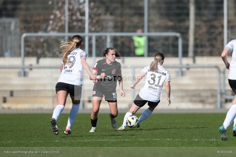 sport, action, Stadion am Brentanobad, SGE, Fussball, Frankfurt, FSV Gütersloh, FSV, Eintracht Frankfurt II, DFB, 2. Frauen-Bundesliga, 18. Spieltag, 16.03.2025 - Bild-ID: 2472208 sport, action, Stadion am Brentanobad, SGE, Fussball, Frankfurt, FSV Gütersloh, FSV, Eintracht Frankfurt II, DFB, 2. Frauen-Bundesliga, 18. Spieltag, 16.03.2025 - Bild-ID: 2472208