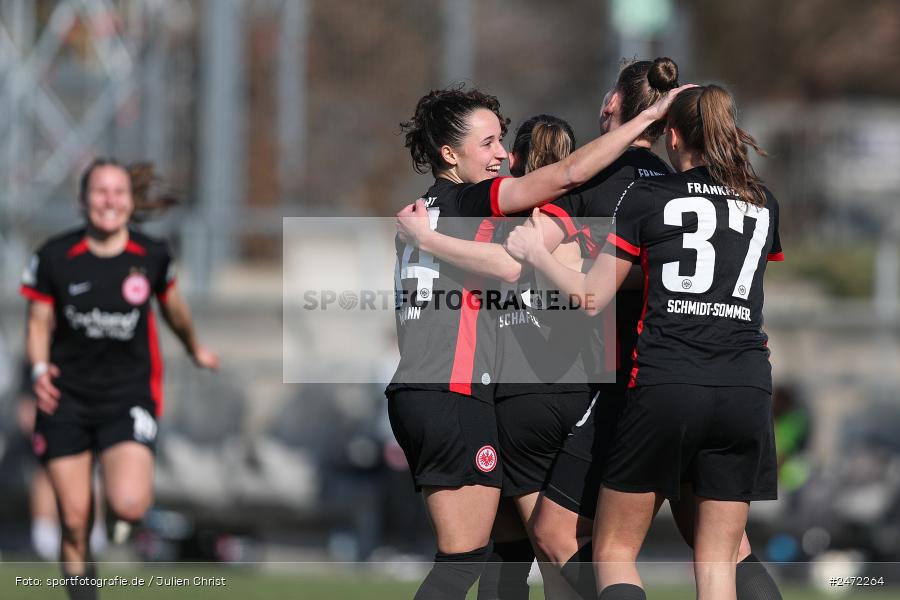 sport, action, Stadion am Brentanobad, SGE, Fussball, Frankfurt, FSV Gütersloh, FSV, Eintracht Frankfurt II, DFB, 2. Frauen-Bundesliga, 18. Spieltag, 16.03.2025 - Bild-ID: 2472264