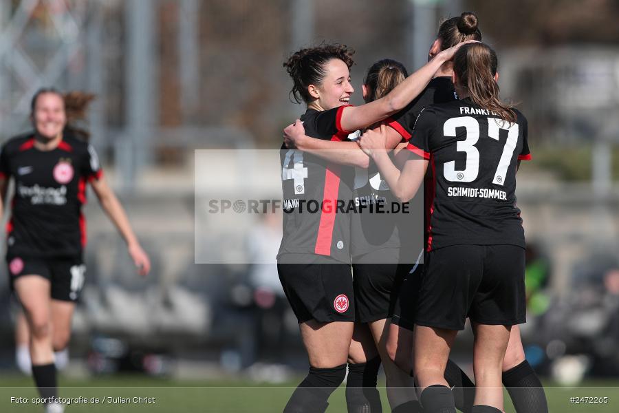 sport, action, Stadion am Brentanobad, SGE, Fussball, Frankfurt, FSV Gütersloh, FSV, Eintracht Frankfurt II, DFB, 2. Frauen-Bundesliga, 18. Spieltag, 16.03.2025 - Bild-ID: 2472265