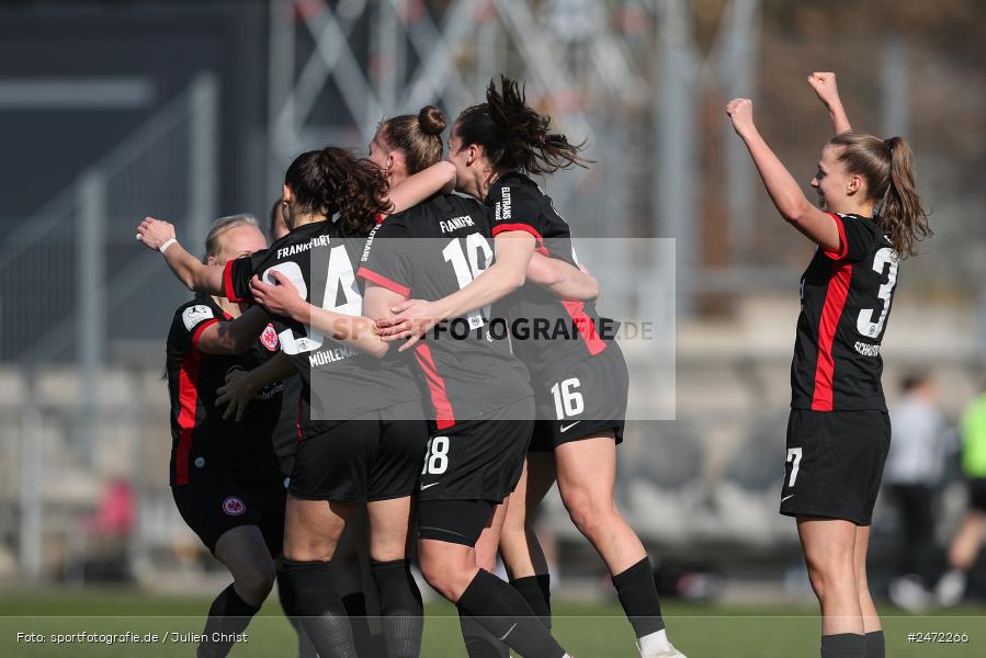 sport, action, Stadion am Brentanobad, SGE, Fussball, Frankfurt, FSV Gütersloh, FSV, Eintracht Frankfurt II, DFB, 2. Frauen-Bundesliga, 18. Spieltag, 16.03.2025 - Bild-ID: 2472266