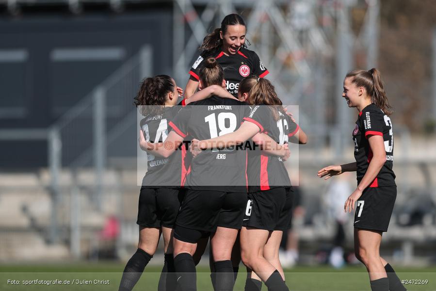 sport, action, Stadion am Brentanobad, SGE, Fussball, Frankfurt, FSV Gütersloh, FSV, Eintracht Frankfurt II, DFB, 2. Frauen-Bundesliga, 18. Spieltag, 16.03.2025 - Bild-ID: 2472269