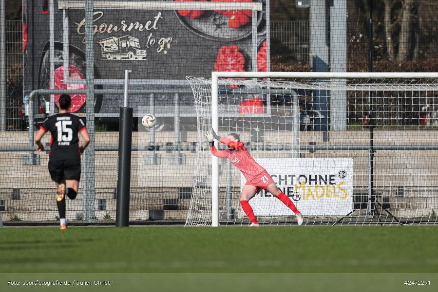 sport, action, Stadion am Brentanobad, SGE, Fussball, Frankfurt, FSV Gütersloh, FSV, Eintracht Frankfurt II, DFB, 2. Frauen-Bundesliga, 18. Spieltag, 16.03.2025 - Bild-ID: 2472291
