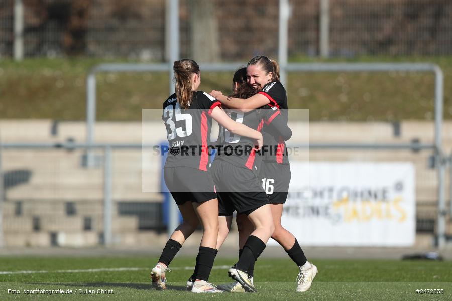 sport, action, Stadion am Brentanobad, SGE, Fussball, Frankfurt, FSV Gütersloh, FSV, Eintracht Frankfurt II, DFB, 2. Frauen-Bundesliga, 18. Spieltag, 16.03.2025 - Bild-ID: 2472333 sport, action, Stadion am Brentanobad, SGE, Fussball, Frankfurt, FSV Gütersloh, FSV, Eintracht Frankfurt II, DFB, 2. Frauen-Bundesliga, 18. Spieltag, 16.03.2025 - Bild-ID: 2472333