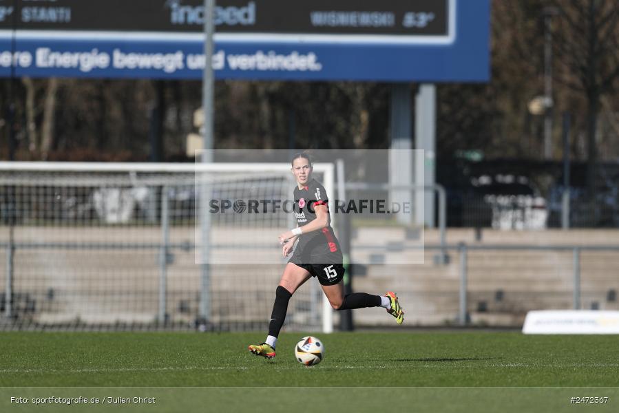 sport, action, Stadion am Brentanobad, SGE, Fussball, Frankfurt, FSV Gütersloh, FSV, Eintracht Frankfurt II, DFB, 2. Frauen-Bundesliga, 18. Spieltag, 16.03.2025 - Bild-ID: 2472367