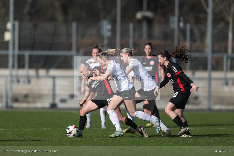 sport, action, Stadion am Brentanobad, SGE, Fussball, Frankfurt, FSV Gütersloh, FSV, Eintracht Frankfurt II, DFB, 2. Frauen-Bundesliga, 18. Spieltag, 16.03.2025 - Bild-ID: 2472370