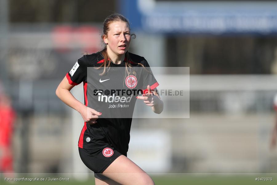 sport, action, Stadion am Brentanobad, SGE, Fussball, Frankfurt, FSV Gütersloh, FSV, Eintracht Frankfurt II, DFB, 2. Frauen-Bundesliga, 18. Spieltag, 16.03.2025 - Bild-ID: 2472373