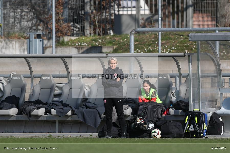 sport, action, Stadion am Brentanobad, SGE, Fussball, Frankfurt, FSV Gütersloh, FSV, Eintracht Frankfurt II, DFB, 2. Frauen-Bundesliga, 18. Spieltag, 16.03.2025 - Bild-ID: 2472403