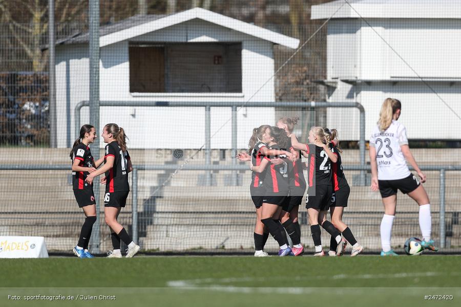 sport, action, Stadion am Brentanobad, SGE, Fussball, Frankfurt, FSV Gütersloh, FSV, Eintracht Frankfurt II, DFB, 2. Frauen-Bundesliga, 18. Spieltag, 16.03.2025 - Bild-ID: 2472420 sport, action, Stadion am Brentanobad, SGE, Fussball, Frankfurt, FSV Gütersloh, FSV, Eintracht Frankfurt II, DFB, 2. Frauen-Bundesliga, 18. Spieltag, 16.03.2025 - Bild-ID: 2472420