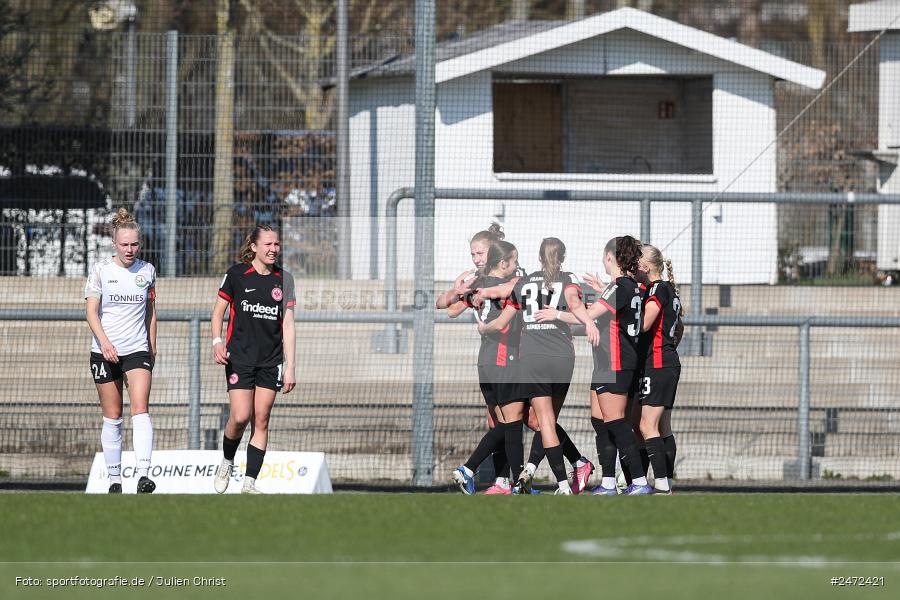 sport, action, Stadion am Brentanobad, SGE, Fussball, Frankfurt, FSV Gütersloh, FSV, Eintracht Frankfurt II, DFB, 2. Frauen-Bundesliga, 18. Spieltag, 16.03.2025 - Bild-ID: 2472421 sport, action, Stadion am Brentanobad, SGE, Fussball, Frankfurt, FSV Gütersloh, FSV, Eintracht Frankfurt II, DFB, 2. Frauen-Bundesliga, 18. Spieltag, 16.03.2025 - Bild-ID: 2472421