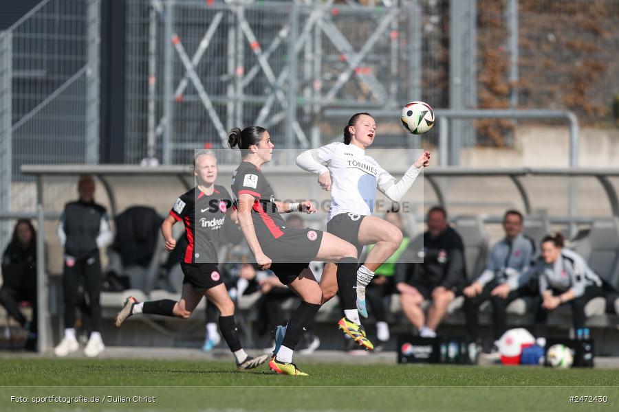 sport, action, Stadion am Brentanobad, SGE, Fussball, Frankfurt, FSV Gütersloh, FSV, Eintracht Frankfurt II, DFB, 2. Frauen-Bundesliga, 18. Spieltag, 16.03.2025 - Bild-ID: 2472430 sport, action, Stadion am Brentanobad, SGE, Fussball, Frankfurt, FSV Gütersloh, FSV, Eintracht Frankfurt II, DFB, 2. Frauen-Bundesliga, 18. Spieltag, 16.03.2025 - Bild-ID: 2472430