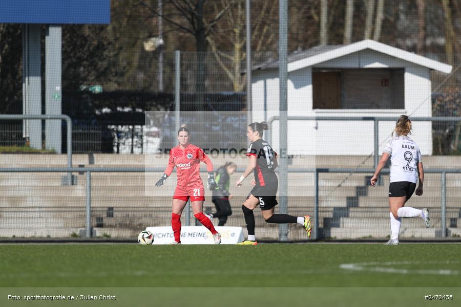 sport, action, Stadion am Brentanobad, SGE, Fussball, Frankfurt, FSV Gütersloh, FSV, Eintracht Frankfurt II, DFB, 2. Frauen-Bundesliga, 18. Spieltag, 16.03.2025 - Bild-ID: 2472435 sport, action, Stadion am Brentanobad, SGE, Fussball, Frankfurt, FSV Gütersloh, FSV, Eintracht Frankfurt II, DFB, 2. Frauen-Bundesliga, 18. Spieltag, 16.03.2025 - Bild-ID: 2472435