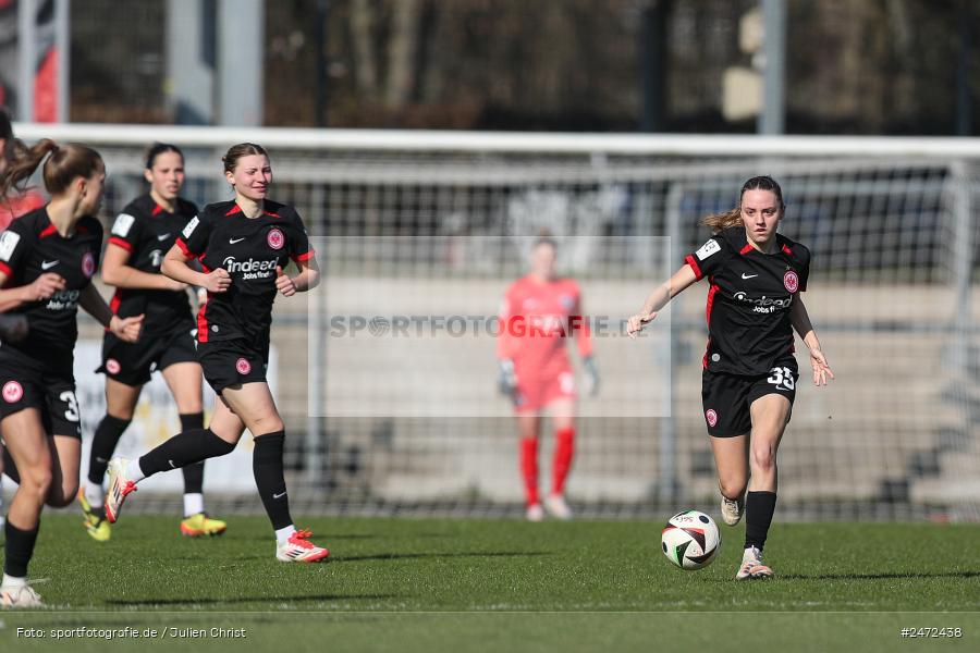 sport, action, Stadion am Brentanobad, SGE, Fussball, Frankfurt, FSV Gütersloh, FSV, Eintracht Frankfurt II, DFB, 2. Frauen-Bundesliga, 18. Spieltag, 16.03.2025 - Bild-ID: 2472438 sport, action, Stadion am Brentanobad, SGE, Fussball, Frankfurt, FSV Gütersloh, FSV, Eintracht Frankfurt II, DFB, 2. Frauen-Bundesliga, 18. Spieltag, 16.03.2025 - Bild-ID: 2472438