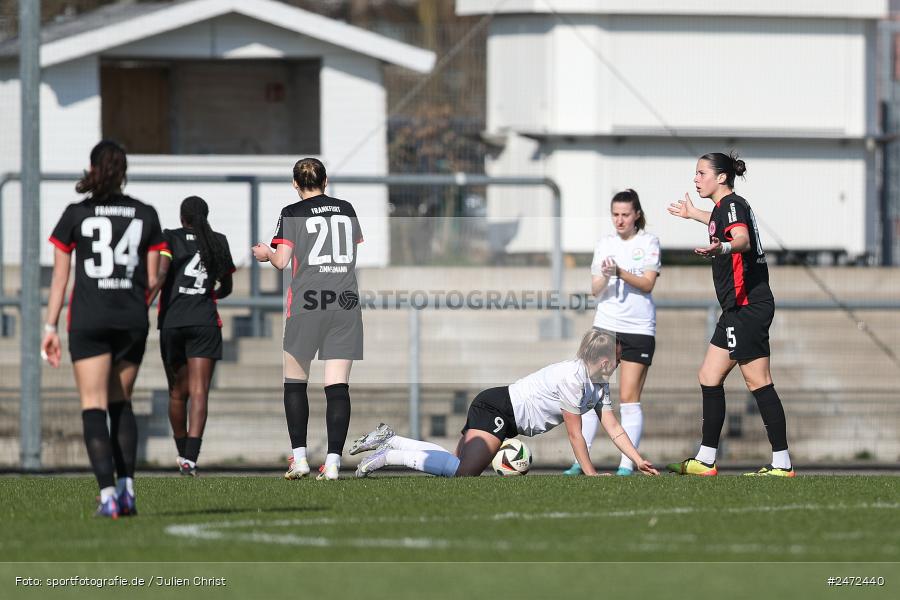 sport, action, Stadion am Brentanobad, SGE, Fussball, Frankfurt, FSV Gütersloh, FSV, Eintracht Frankfurt II, DFB, 2. Frauen-Bundesliga, 18. Spieltag, 16.03.2025 - Bild-ID: 2472440 sport, action, Stadion am Brentanobad, SGE, Fussball, Frankfurt, FSV Gütersloh, FSV, Eintracht Frankfurt II, DFB, 2. Frauen-Bundesliga, 18. Spieltag, 16.03.2025 - Bild-ID: 2472440