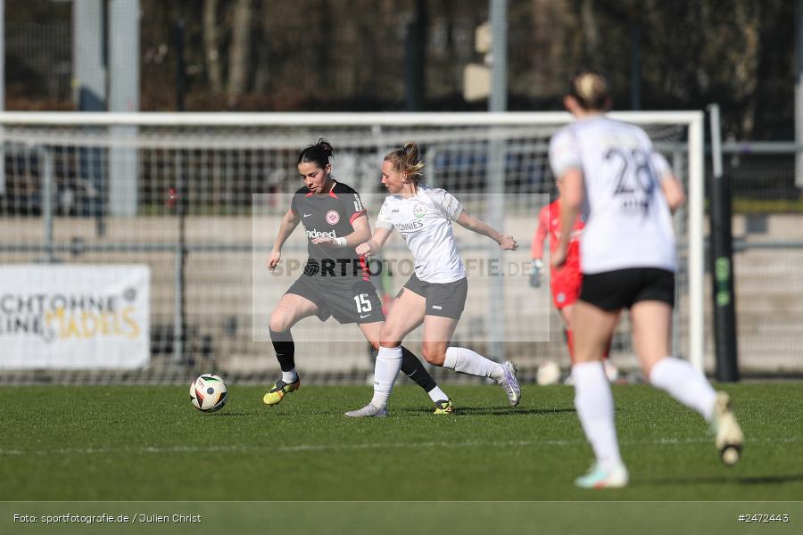 sport, action, Stadion am Brentanobad, SGE, Fussball, Frankfurt, FSV Gütersloh, FSV, Eintracht Frankfurt II, DFB, 2. Frauen-Bundesliga, 18. Spieltag, 16.03.2025 - Bild-ID: 2472443 sport, action, Stadion am Brentanobad, SGE, Fussball, Frankfurt, FSV Gütersloh, FSV, Eintracht Frankfurt II, DFB, 2. Frauen-Bundesliga, 18. Spieltag, 16.03.2025 - Bild-ID: 2472443