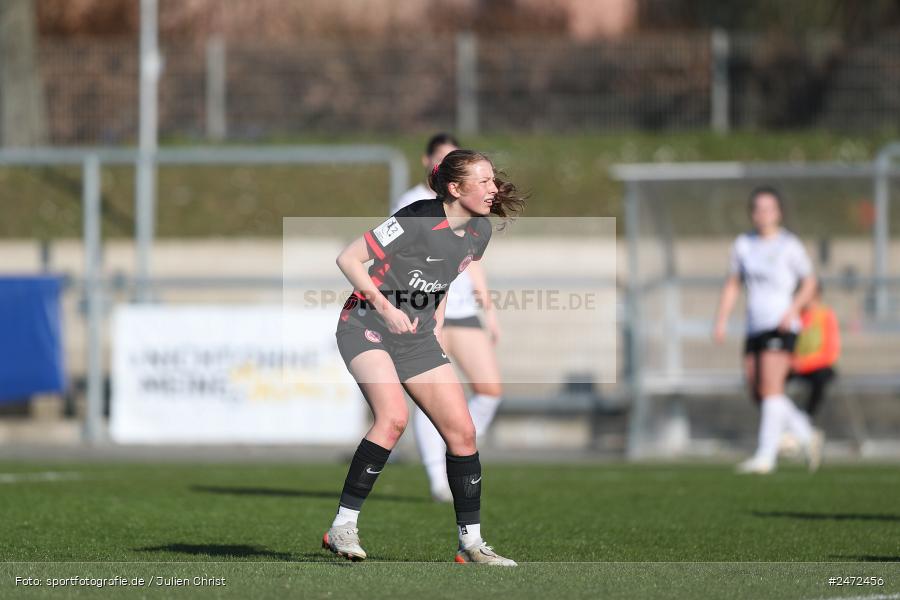 sport, action, Stadion am Brentanobad, SGE, Fussball, Frankfurt, FSV Gütersloh, FSV, Eintracht Frankfurt II, DFB, 2. Frauen-Bundesliga, 18. Spieltag, 16.03.2025 - Bild-ID: 2472456