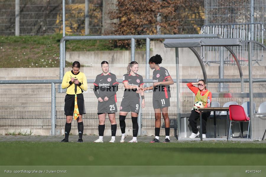 sport, action, Stadion am Brentanobad, SGE, Fussball, Frankfurt, FSV Gütersloh, FSV, Eintracht Frankfurt II, DFB, 2. Frauen-Bundesliga, 18. Spieltag, 16.03.2025 - Bild-ID: 2472461 sport, action, Stadion am Brentanobad, SGE, Fussball, Frankfurt, FSV Gütersloh, FSV, Eintracht Frankfurt II, DFB, 2. Frauen-Bundesliga, 18. Spieltag, 16.03.2025 - Bild-ID: 2472461