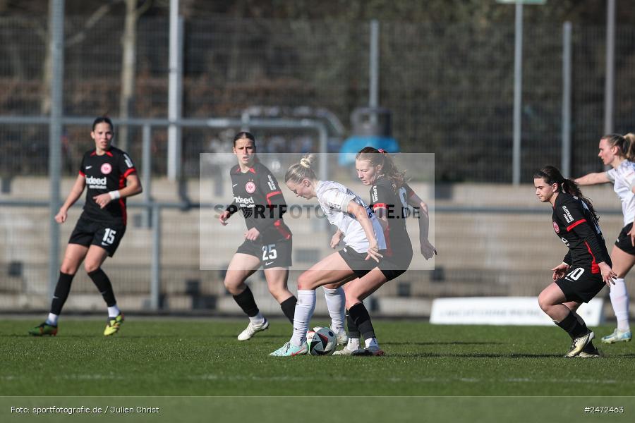 sport, action, Stadion am Brentanobad, SGE, Fussball, Frankfurt, FSV Gütersloh, FSV, Eintracht Frankfurt II, DFB, 2. Frauen-Bundesliga, 18. Spieltag, 16.03.2025 - Bild-ID: 2472463 sport, action, Stadion am Brentanobad, SGE, Fussball, Frankfurt, FSV Gütersloh, FSV, Eintracht Frankfurt II, DFB, 2. Frauen-Bundesliga, 18. Spieltag, 16.03.2025 - Bild-ID: 2472463