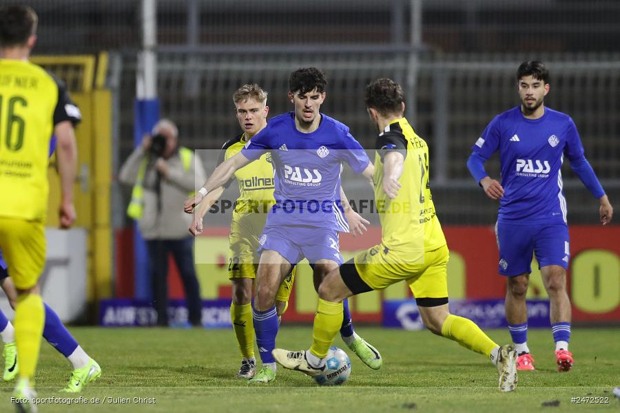 Stadion am Schönbusch, Aschaffenburg, 19.03.2025, sport, action, BFV, Fussball, 25. Spieltag, Regionalliga Bayern, DJK, SVA, DJK Vilzing, SV Viktoria Aschaffenburg - Bild-ID: 2472522