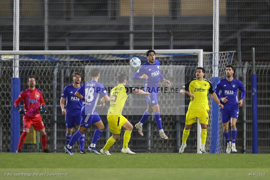 Stadion am Schönbusch, Aschaffenburg, 19.03.2025, sport, action, BFV, Fussball, 25. Spieltag, Regionalliga Bayern, DJK, SVA, DJK Vilzing, SV Viktoria Aschaffenburg - Bild-ID: 2472533