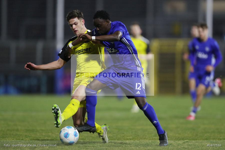 Stadion am Schönbusch, Aschaffenburg, 19.03.2025, sport, action, BFV, Fussball, 25. Spieltag, Regionalliga Bayern, DJK, SVA, DJK Vilzing, SV Viktoria Aschaffenburg - Bild-ID: 2472536