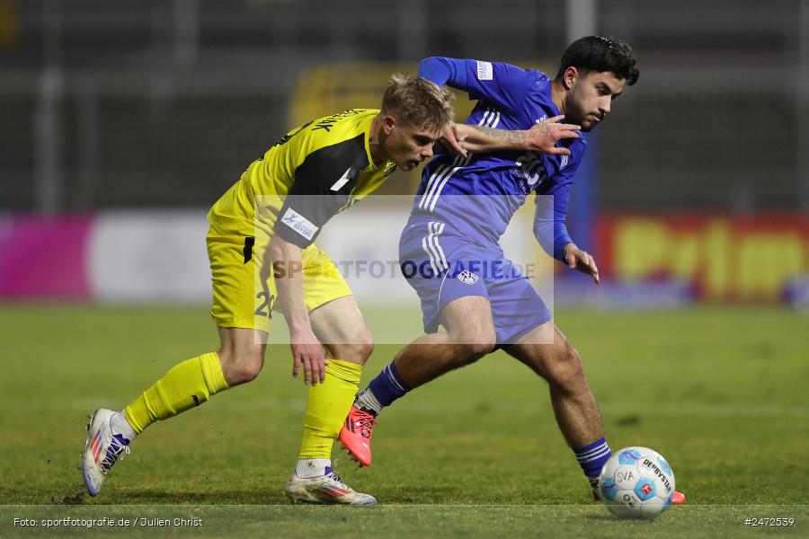 Stadion am Schönbusch, Aschaffenburg, 19.03.2025, sport, action, BFV, Fussball, 25. Spieltag, Regionalliga Bayern, DJK, SVA, DJK Vilzing, SV Viktoria Aschaffenburg - Bild-ID: 2472539