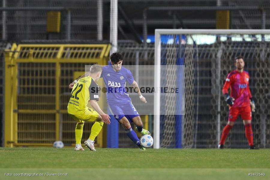 Stadion am Schönbusch, Aschaffenburg, 19.03.2025, sport, action, BFV, Fussball, 25. Spieltag, Regionalliga Bayern, DJK, SVA, DJK Vilzing, SV Viktoria Aschaffenburg - Bild-ID: 2472540