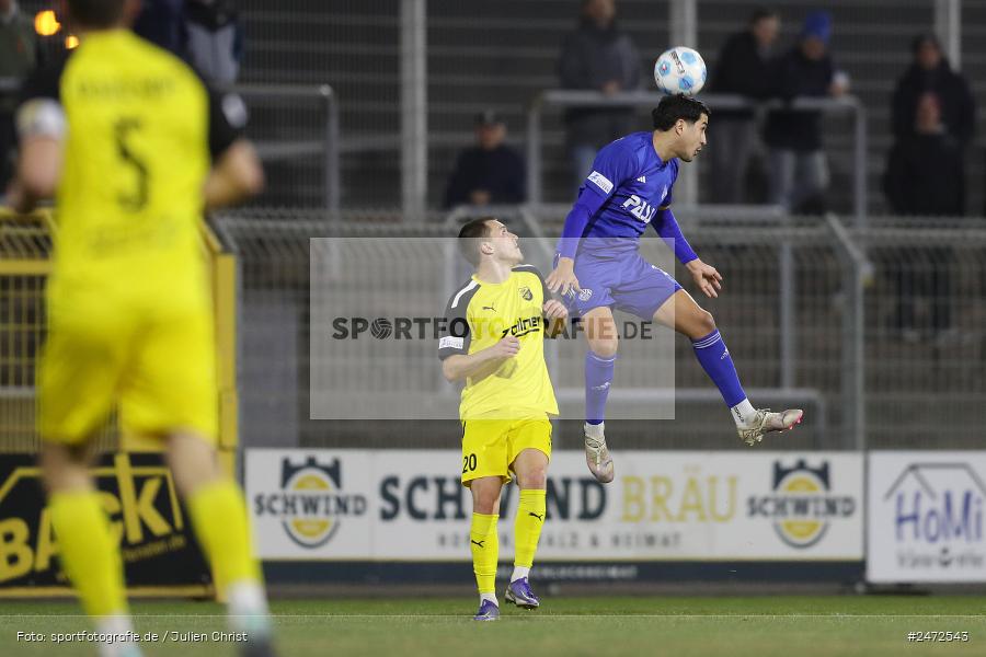 Stadion am Schönbusch, Aschaffenburg, 19.03.2025, sport, action, BFV, Fussball, 25. Spieltag, Regionalliga Bayern, DJK, SVA, DJK Vilzing, SV Viktoria Aschaffenburg - Bild-ID: 2472543