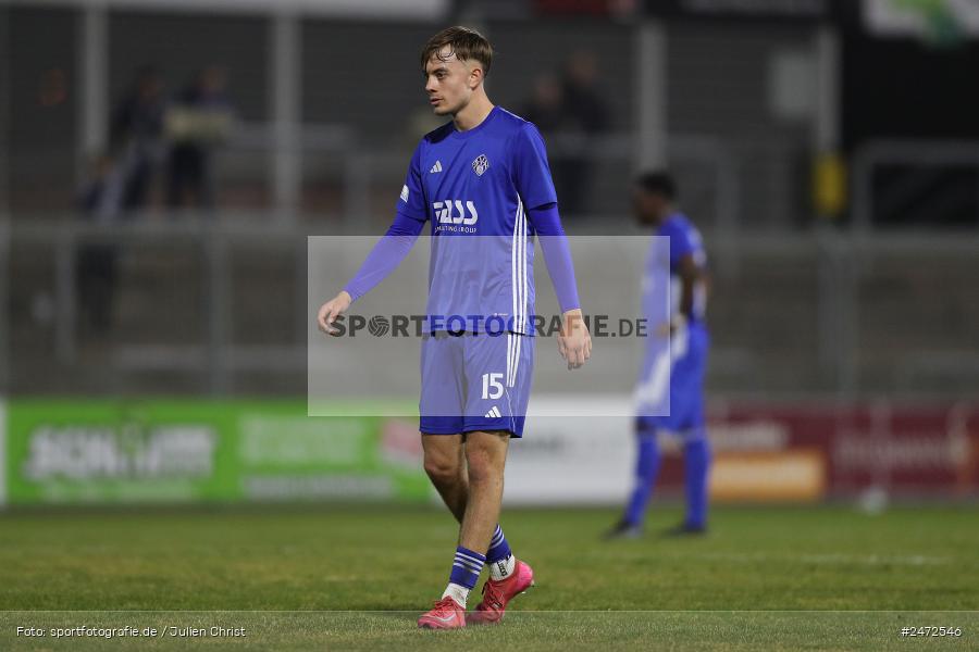 Stadion am Schönbusch, Aschaffenburg, 19.03.2025, sport, action, BFV, Fussball, 25. Spieltag, Regionalliga Bayern, DJK, SVA, DJK Vilzing, SV Viktoria Aschaffenburg - Bild-ID: 2472546