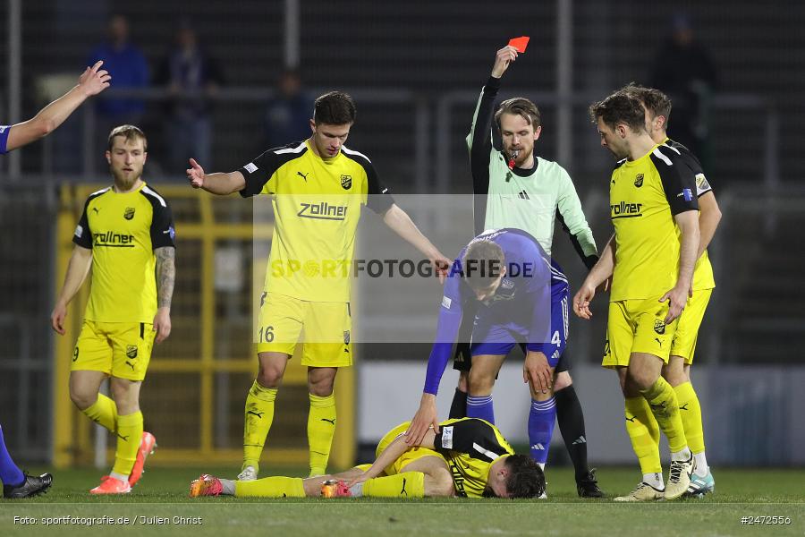 Stadion am Schönbusch, Aschaffenburg, 19.03.2025, sport, action, BFV, Fussball, 25. Spieltag, Regionalliga Bayern, DJK, SVA, DJK Vilzing, SV Viktoria Aschaffenburg - Bild-ID: 2472556