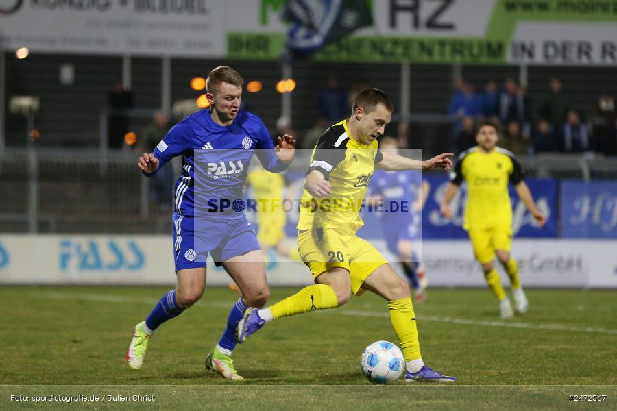 Stadion am Schönbusch, Aschaffenburg, 19.03.2025, sport, action, BFV, Fussball, 25. Spieltag, Regionalliga Bayern, DJK, SVA, DJK Vilzing, SV Viktoria Aschaffenburg - Bild-ID: 2472567