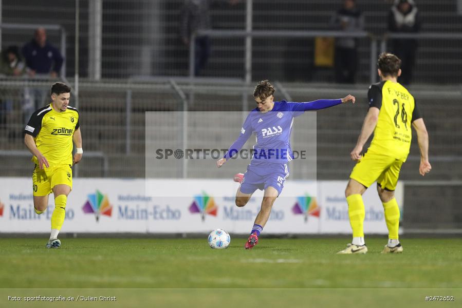 sport, action, Stadion am Schönbusch, SVA, SV Viktoria Aschaffenburg, Regionalliga Bayern, Fussball, DJK Vilzing, DJK, BFV, Aschaffenburg, 25. Spieltag, 19.03.2025 - Bild-ID: 2472652