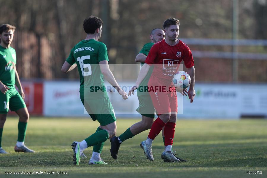 sport, action, SV Alemannia Haibach, Landesliga Nordwest, Kohlenberg-Arena, HAI, Fussball, Fuchsstadt, FCF, BFV, 26. Spieltag, 22.03.2025, 1. FC Fuchsstadt - Bild-ID: 2473152 sport, action, SV Alemannia Haibach, Landesliga Nordwest, Kohlenberg-Arena, HAI, Fussball, Fuchsstadt, FCF, BFV, 26. Spieltag, 22.03.2025, 1. FC Fuchsstadt - Bild-ID: 2473152