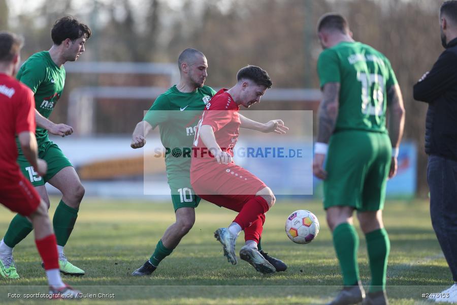 sport, action, SV Alemannia Haibach, Landesliga Nordwest, Kohlenberg-Arena, HAI, Fussball, Fuchsstadt, FCF, BFV, 26. Spieltag, 22.03.2025, 1. FC Fuchsstadt - Bild-ID: 2473153