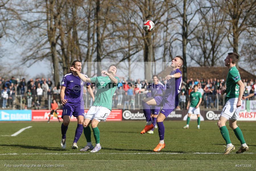 sport, action, TSV Schwaben Augsburg, TSV, Schweinfurt, Sachs-Stadion, Regionalliga Bayern, Fussball, FCS, BFV, 26. Spieltag, 22.03.2025, 1. FC Schweinfurt 1905 - Bild-ID: 2473338