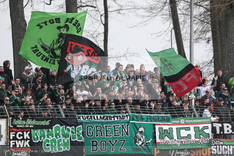 sport, action, TSV Schwaben Augsburg, TSV, Schweinfurt, Sachs-Stadion, Regionalliga Bayern, Fussball, FCS, BFV, 26. Spieltag, 22.03.2025, 1. FC Schweinfurt 1905 - Bild-ID: 2473357