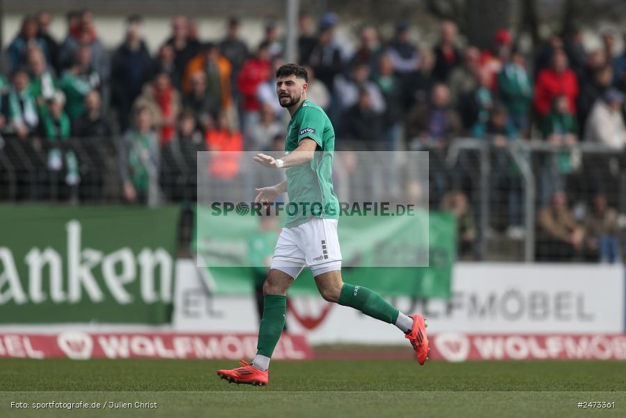 sport, action, TSV Schwaben Augsburg, TSV, Schweinfurt, Sachs-Stadion, Regionalliga Bayern, Fussball, FCS, BFV, 26. Spieltag, 22.03.2025, 1. FC Schweinfurt 1905 - Bild-ID: 2473361