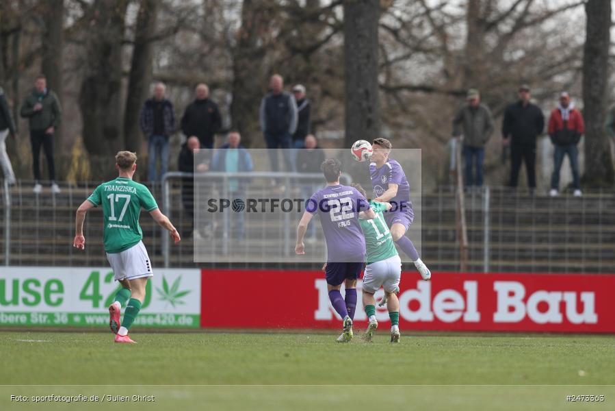 sport, action, TSV Schwaben Augsburg, TSV, Schweinfurt, Sachs-Stadion, Regionalliga Bayern, Fussball, FCS, BFV, 26. Spieltag, 22.03.2025, 1. FC Schweinfurt 1905 - Bild-ID: 2473363