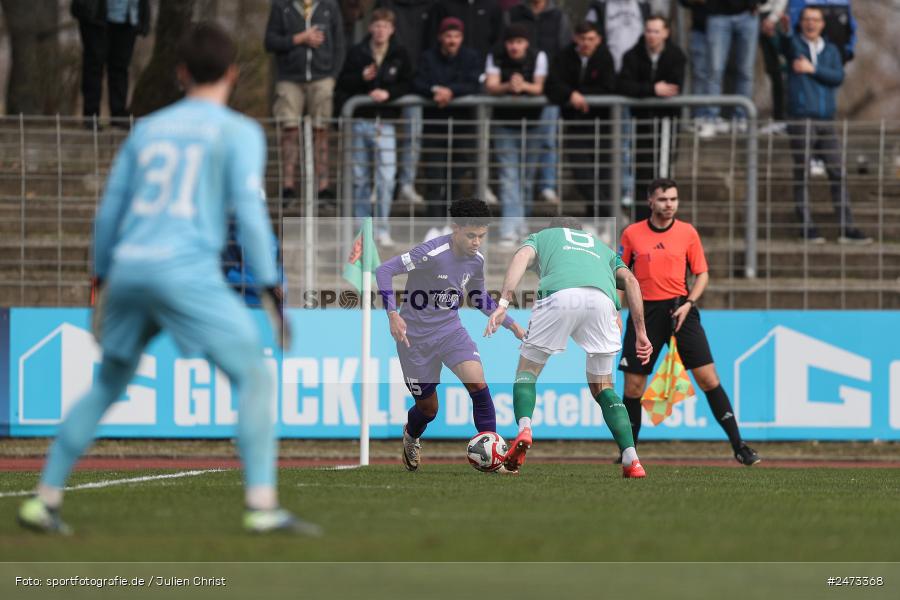 sport, action, TSV Schwaben Augsburg, TSV, Schweinfurt, Sachs-Stadion, Regionalliga Bayern, Fussball, FCS, BFV, 26. Spieltag, 22.03.2025, 1. FC Schweinfurt 1905 - Bild-ID: 2473368