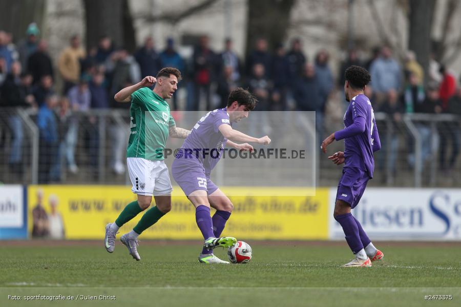 sport, action, TSV Schwaben Augsburg, TSV, Schweinfurt, Sachs-Stadion, Regionalliga Bayern, Fussball, FCS, BFV, 26. Spieltag, 22.03.2025, 1. FC Schweinfurt 1905 - Bild-ID: 2473375