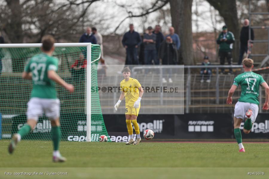 sport, action, TSV Schwaben Augsburg, TSV, Schweinfurt, Sachs-Stadion, Regionalliga Bayern, Fussball, FCS, BFV, 26. Spieltag, 22.03.2025, 1. FC Schweinfurt 1905 - Bild-ID: 2473378