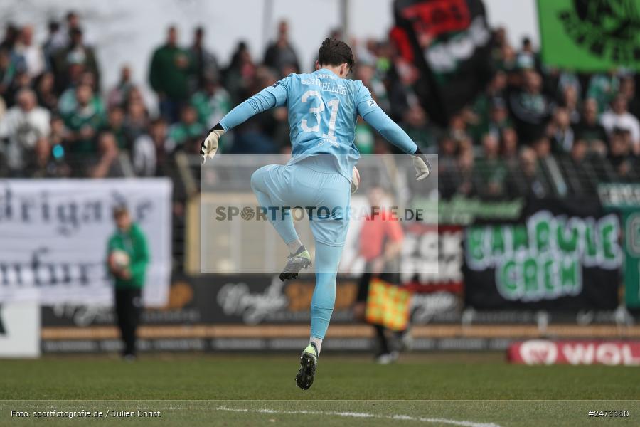 sport, action, TSV Schwaben Augsburg, TSV, Schweinfurt, Sachs-Stadion, Regionalliga Bayern, Fussball, FCS, BFV, 26. Spieltag, 22.03.2025, 1. FC Schweinfurt 1905 - Bild-ID: 2473380