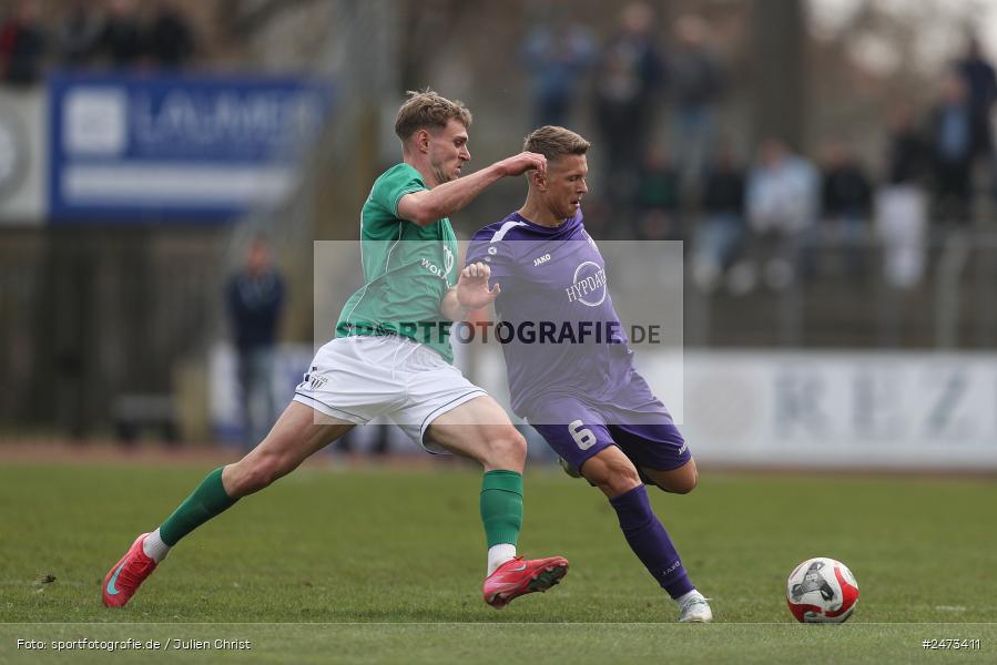 sport, action, TSV Schwaben Augsburg, TSV, Schweinfurt, Sachs-Stadion, Regionalliga Bayern, Fussball, FCS, BFV, 26. Spieltag, 22.03.2025, 1. FC Schweinfurt 1905 - Bild-ID: 2473411