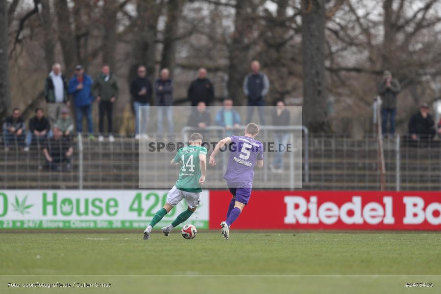 sport, action, TSV Schwaben Augsburg, TSV, Schweinfurt, Sachs-Stadion, Regionalliga Bayern, Fussball, FCS, BFV, 26. Spieltag, 22.03.2025, 1. FC Schweinfurt 1905 - Bild-ID: 2473420 sport, action, TSV Schwaben Augsburg, TSV, Schweinfurt, Sachs-Stadion, Regionalliga Bayern, Fussball, FCS, BFV, 26. Spieltag, 22.03.2025, 1. FC Schweinfurt 1905 - Bild-ID: 2473420