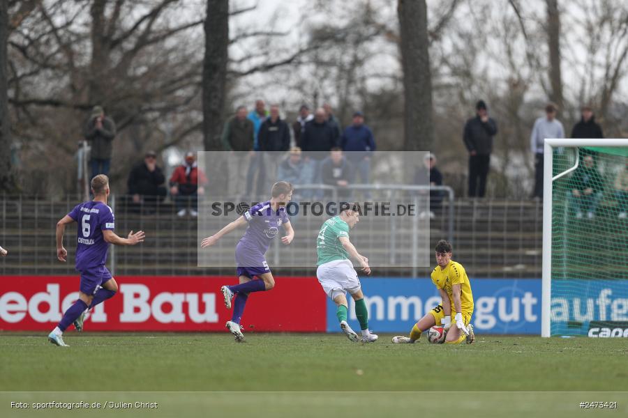 sport, action, TSV Schwaben Augsburg, TSV, Schweinfurt, Sachs-Stadion, Regionalliga Bayern, Fussball, FCS, BFV, 26. Spieltag, 22.03.2025, 1. FC Schweinfurt 1905 - Bild-ID: 2473421 sport, action, TSV Schwaben Augsburg, TSV, Schweinfurt, Sachs-Stadion, Regionalliga Bayern, Fussball, FCS, BFV, 26. Spieltag, 22.03.2025, 1. FC Schweinfurt 1905 - Bild-ID: 2473421