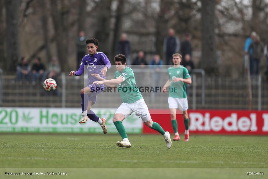sport, action, TSV Schwaben Augsburg, TSV, Schweinfurt, Sachs-Stadion, Regionalliga Bayern, Fussball, FCS, BFV, 26. Spieltag, 22.03.2025, 1. FC Schweinfurt 1905 - Bild-ID: 2473452