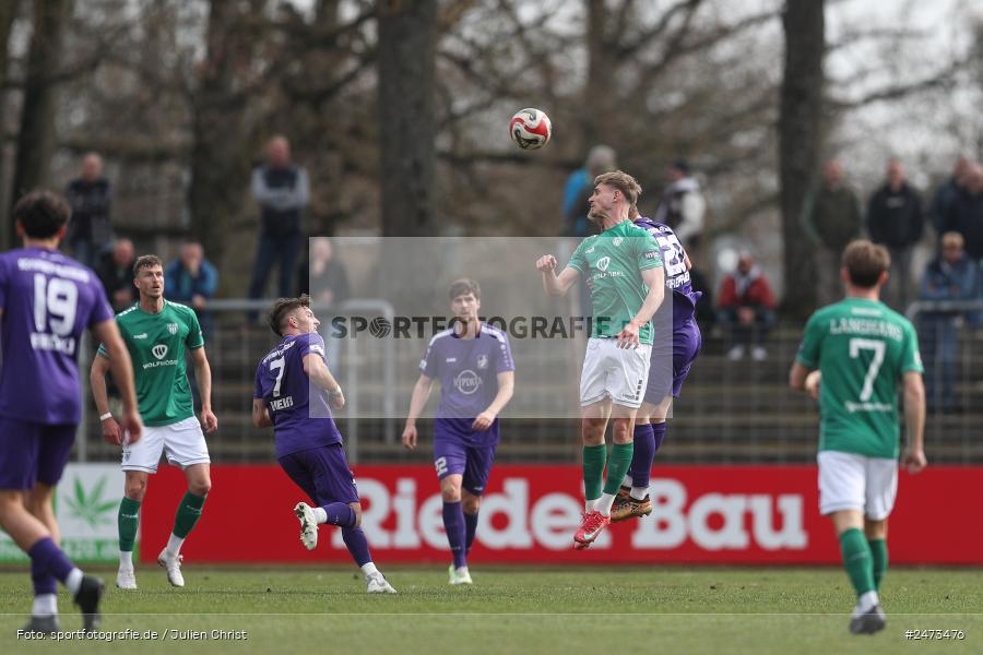 sport, action, TSV Schwaben Augsburg, TSV, Schweinfurt, Sachs-Stadion, Regionalliga Bayern, Fussball, FCS, BFV, 26. Spieltag, 22.03.2025, 1. FC Schweinfurt 1905 - Bild-ID: 2473476
