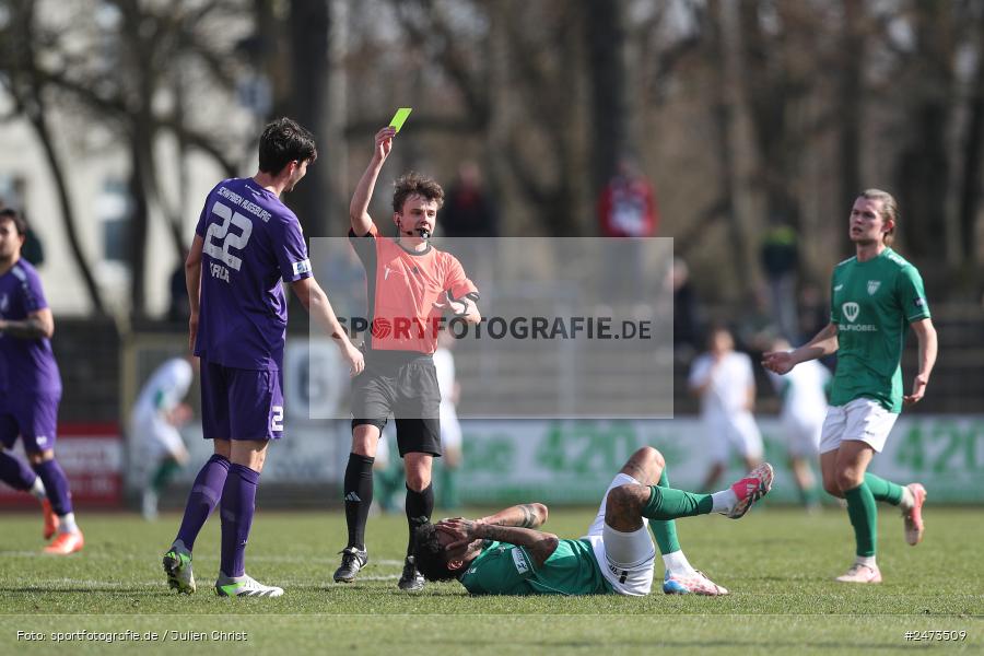 sport, action, TSV Schwaben Augsburg, TSV, Schweinfurt, Sachs-Stadion, Regionalliga Bayern, Fussball, FCS, BFV, 26. Spieltag, 22.03.2025, 1. FC Schweinfurt 1905 - Bild-ID: 2473509 sport, action, TSV Schwaben Augsburg, TSV, Schweinfurt, Sachs-Stadion, Regionalliga Bayern, Fussball, FCS, BFV, 26. Spieltag, 22.03.2025, 1. FC Schweinfurt 1905 - Bild-ID: 2473509