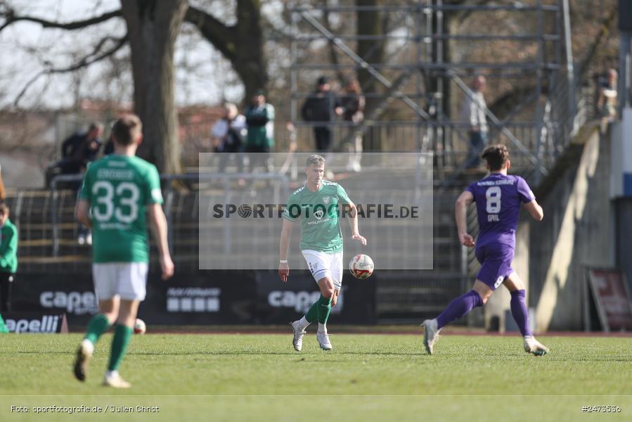 sport, action, TSV Schwaben Augsburg, TSV, Schweinfurt, Sachs-Stadion, Regionalliga Bayern, Fussball, FCS, BFV, 26. Spieltag, 22.03.2025, 1. FC Schweinfurt 1905 - Bild-ID: 2473536