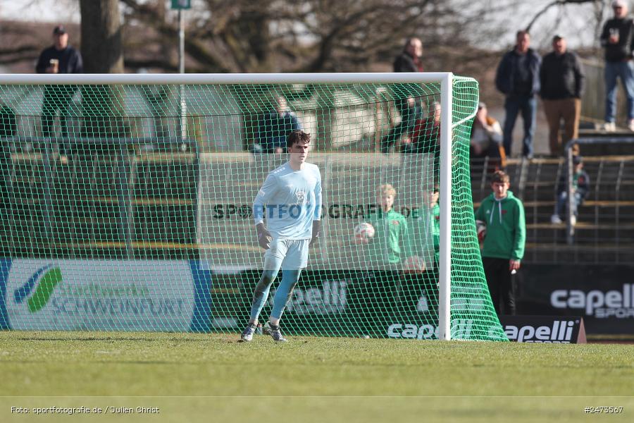 sport, action, TSV Schwaben Augsburg, TSV, Schweinfurt, Sachs-Stadion, Regionalliga Bayern, Fussball, FCS, BFV, 26. Spieltag, 22.03.2025, 1. FC Schweinfurt 1905 - Bild-ID: 2473567